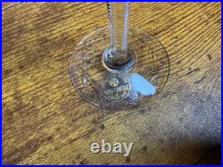 Set/12 Rogaska Gallia 5 Crystal Cordial Glasses with7 Shrimp Cocktail Glasses