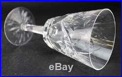 Set 12 Waterford Deep Cut Irish Crystal ASHLING Pattern Water Goblet Glasses LGM