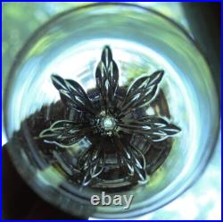 Set 4 FIRELIGHT'SIGNATURE' CLEAR LENOX CRYSTAL Hand Blown Wine Goblets 8 5/8