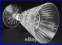 Set 4 Vintage Waterford Deep Cut Irish Crystal TRAMORE Water Goblet Glasses SMS