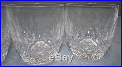 Set 4 Waterford Colleen 9 oz Old Fashioned Rocks Glass Crystal LowithHigh Ball