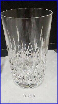 Set-4 Waterford Lismore 12oz Crystal Highball Glass Tumblers 5