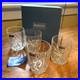 Set 4 Waterford Marquis Brookside Oversized Crystal Double Old Fashioned Glasses
