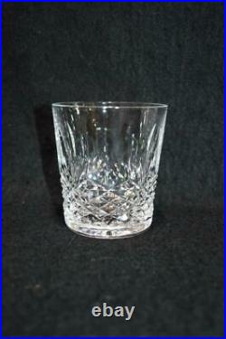 Set/5 Vintage Waterford Ireland Crystal Lismore Whiskey Glasses Tumblers 3 7/8h