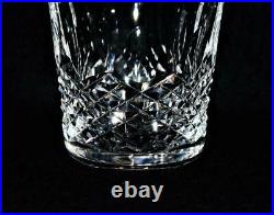 Set/5 Vintage Waterford Ireland Crystal Lismore Whiskey Glasses Tumblers 3 7/8h