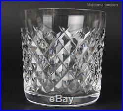 Set 5 Waterford Deep Cut Irish Crystal ALANA Pattern Old Fashioned Glasses RAR