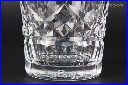 Set 5 Waterford Deep Cut Irish Crystal LISMORE Double Old Fashioned Glasses SCC