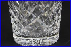 Set 7 WATERFORD Deep Cut Irish Crystal Lismore Double Old Fashioned Glasses VBL