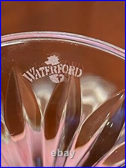 Set 8 Vintage WATERFORD CRYSTAL Lismore Tall Wine Glasses Hocks Goblets IRELAND
