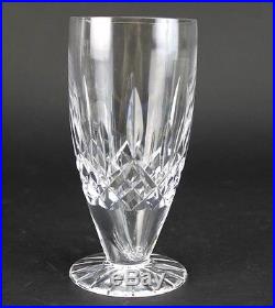 Set 8 WATERFORD Deep Cut Irish Crystal LISMORE Pattern Iced Tea Glasses NR VBL