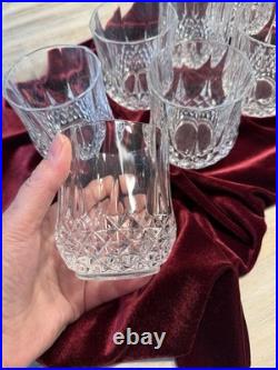Set If 8 Vintage Cristal D'Arques Durand Longchamp Lead Crystal Drinking Glass