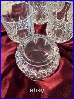 Set If 8 Vintage Cristal D'Arques Durand Longchamp Lead Crystal Drinking Glass