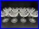 Set LOT of 8 WATERFORD Crystal 4-1/8 LISMORE Champagne Tall Sherbet Glass Stems