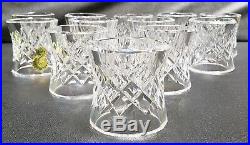 Set Of 12! Vintage Waterford Crystal Ireland Comeragh Cut Napkin Rings