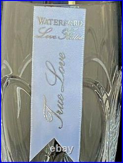 Set Of 2 Brand New Waterford True Love Toasting Flutes With Tags No Box