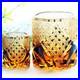 Set Of 2 Pcs Vintage Hand Cut To Crystal Whiskey and Shot Glasses Gift Pack