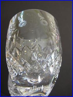 Set Of 2 Rogaska Gallia Water Goblets Glasses, 9 1/4 Tall X 3 1/2 Diameter
