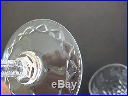 Set Of 2 Rogaska Gallia Water Goblets Glasses, 9 1/4 Tall X 3 1/2 Diameter