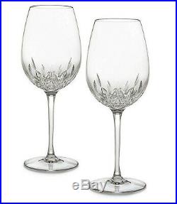 Set Of 2 Waterford Crystal Lismore Essence White Wine Goblet 142823 10 1/2