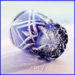 Set Of 2PCS Edo Kiriko Crystal Whiskey Glasses Hand Cut To 9oz Gift Packing