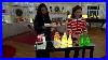 Set Of 3 Illuminated Glass Trees By Valerie On Qvc