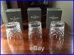 Set Of 3 Waterford Crystal Lismore Double Old Fashioned 12 oz New In Box