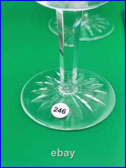 Set Of 4 1950's Waterford Lismore Claret Wine Glasses. 7 In. Excellent Cond