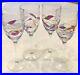 Set Of 4 Milano Romanian Crystal Stained Glass 24kg 10.5 Water Goblets