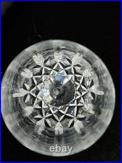 Set Of 4 Miller Rogaska Tulipe Crystal Wine Glasses High End Crystal 8.25T EC