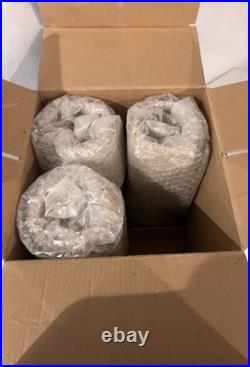 Set Of 4 NEW Mikasa Swirl Clear 9 1/2 17oz Clear Water Goblets Wine Glasses NIB