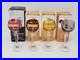Set Of 4 Nachtmann Traube Crystal Cordial Glasses New Boxes Purple Red Golden