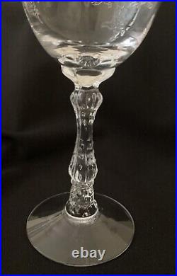 Set Of 4 Navarre Clear by Fostoria Water Goblets