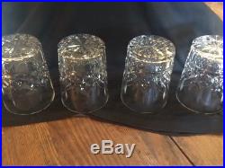 Set Of 4 Waterford Crystal Lismore Double Old Fashion Glasses