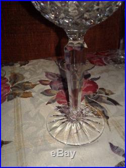 Set Of 4 Waterford Crystal Maeve Hock Wine Glasses 7 1/2