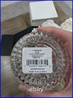 Set Of (4) Waterford Lismore 9 Oz Roly Poly Old Fashioned Glasses-New In Box