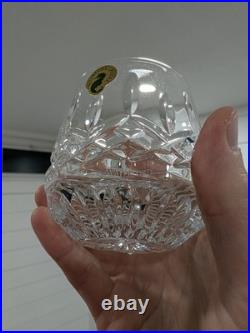 Set Of (4) Waterford Lismore 9 Oz Roly Poly Old Fashioned Glasses-New In Box