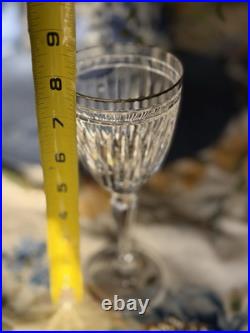 Set Of 4 Waterford Marquis Crystal Hanover Platinum 7 5/8 Wine Glass Stem New