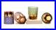 Set Of 4pcs Whiskey Glass 8.3 Ounces Hand Carved Edo Kiriko Colored Glassware