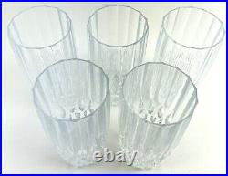 Set Of 5 Bretagne by Cristal d'Arques Highball Tumbler Glasses 5 5/8 France