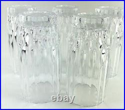 Set Of 5 Bretagne by Cristal d'Arques Highball Tumbler Glasses 5 5/8 France