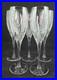 Set Of 5 Miller Rogaska Soho Crystal 8-7/8 Champagne Flutes Excellent