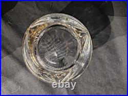 Set Of 5 Perfect Royal Crystal Rock Aurea Gold Trim Double Old Fashioned Glasses