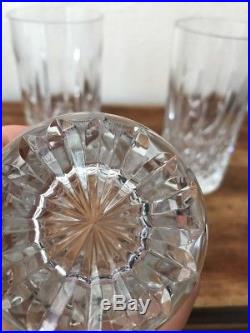 Set Of 5 Waterford Crystal Araglin Highball Tumbler Glasses 5.75 Inches Height