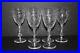 Set Of 6 Libbey Rock Sharpe 1017-1 Etched Crystal 8 Water Goblets