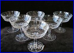 Set Of 6 Old/heavy Waterford Lismore Sherbet/champagne Glasses - Spotless