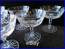 Set Of 6 Old/heavy Waterford Lismore Sherbet/champagne Glasses - Spotless