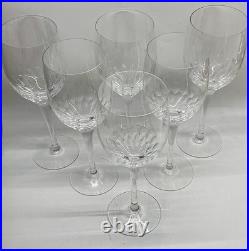 Set Of 6 Prelude Clear Orrefors Crystal Water Wine Goblet Glasses Lot 8.25 Set Of 6 Prelude Clear Orrefors Crystal Water Wine Goblet Glasses Lot 8.25