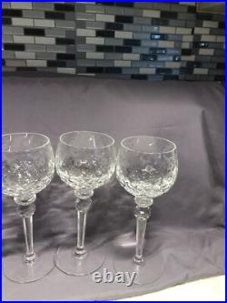 Set Of 6 Rogaska Gallia Crystal Wine Glasses 8.5tall-mint Condition