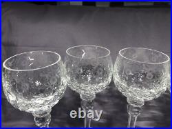 Set Of 6 Rogaska Gallia Crystal Wine Glasses 8.5tall-mint Condition