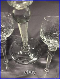 Set Of 6 Rogaska Gallia Crystal Wine Glasses 8.5tall-mint Condition